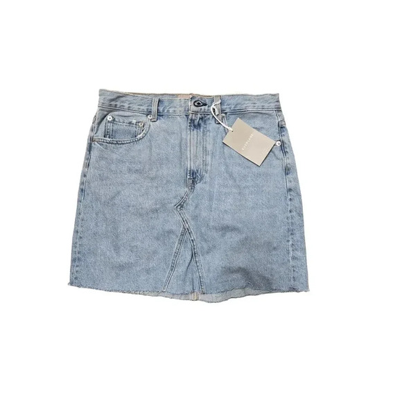 Everlane The Reconstruction Denim Skirt Size 29 - Picture 4 of 7